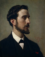 Retrato de Eduardo Rosales por Federico de Madrazo, 1867.