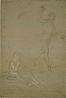 Study for soldiers in this Resurrection of Christ, ca 1500.