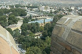 مرکز و شمال شهر خرم آباد از قلعه فلک‌الافلاک