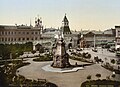 Вид на Ильинские ворота и памятник героям Плевны, 1896-1897 года