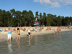 Kąpielisko Przyjezierze nad jeziorem Ostrowskim