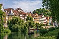 44 Tübingen - Neckarfront - Ansicht von Plataneninsel mit Stocherkahn uploaded by Aristeas, nominated by Cmao20