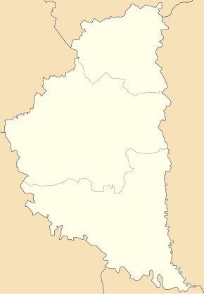 Криве. Карта розташування: Тернопільська область