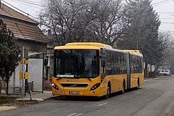Volvo 7900A a 722-es busz vonalán