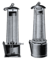 Examples of Davy lamps