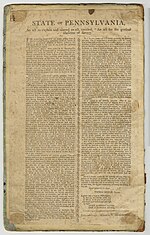 Thumbnail for File:State of Pennsylvania. An act for the gradual abolition of slavery, 1788.jpg