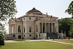 Villa Rotonda, Vicenza, Italien, ritad av Andrea Palladio och påbörjad 1566.