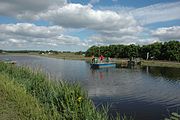 Hand ferry on the Holendrecht river
