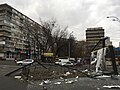 Наслідки ракетного удару по Голосіївському району Києва
