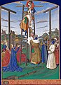 Buku ibadat harian Étienne Chevalier: Yesus diturunkan dari salib karya Jean Fouquet