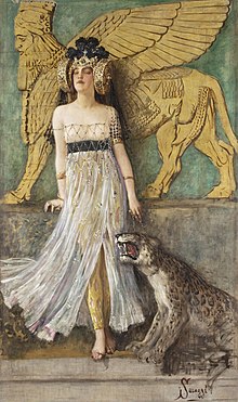 "La regina Semiramide"- "A Babilonia", 1905 opera di chiara matrice simbolista di Cesare Saccaggi,