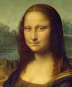 Leonardo da Vinçi tərəfindən çəkilmiş "Mona Liza" portretinin (1503–06) detalı