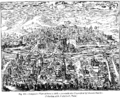 Panorama Paryża w 1607 r.