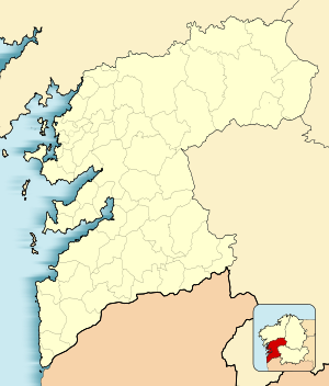 Vigoの位置（ポンテベドラ県内）
