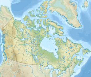 Малайн. Карта розташування: Канада