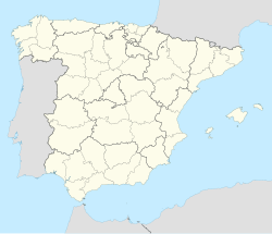 Localisation sur la carte d'Espagne