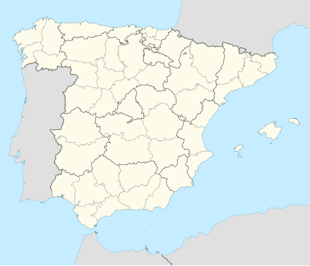Carte des aéroports de l'Espagne