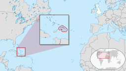 Localização Turcas e Caicos