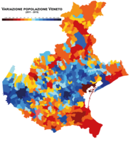 Variazione della popolazione (2011-2019)