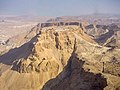 Fortaleza de Masada, onde as lexións romanas asediaron unha gornición xudía.