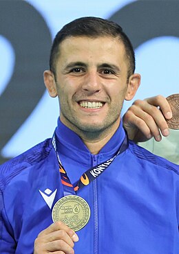 Rafiq Hüseynov 2022-ci ildə Konya şəhərində baş tutan V İslam Həmrəyliyi Oyunlarının qızıl medalına sahib olanda (12 avqust 2022-ci il)