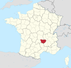 上盧瓦爾省在法国的位置