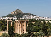 From Temple of Olympian Zeus to Lycabetus Athens Greece.jpg