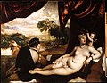 ტიციანი, Vénus et le joueur de luth, 1560, 157 × 205 cm