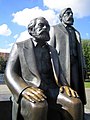 Marx and Engels monument in Berlin, Germany