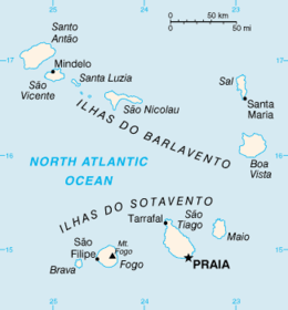 Capo Verde - Mappa
