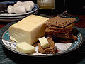 A photograph of Limburger cheese