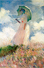 モネ作日傘の女, 1886年