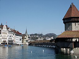 Kapellbrücke, Luzern.