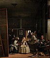 :Las Meninas es un cuadro de Diego Velázquez, posiblemente su obra mas famosa y conocida. En el sale representada la familia de Felipe IV. Por Diego Velázquez