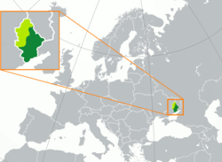 Donetsk Halk Cumhuriyeti haritadaki konumu