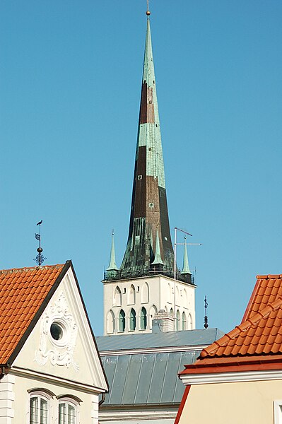 File:St. Olaf’s Church (Oleviste kirik) spire. Tallin, Estonia, Northern Europe.jpg