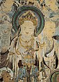 Murale di bodhisattva. Cina, Dinastia Tang.