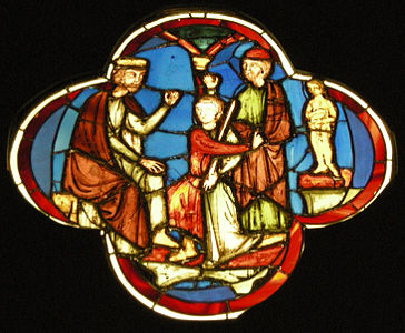 Daniel dan Mimpi Nebukadnezar (akhir abad ke-12) (Musée de Cluny)