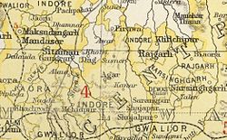 Location of Narsinghgarh