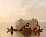 George Caleb Bingham, Fur Traders Descending the Missouri, c. 1845
