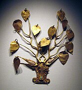Zlatni ukras za glavu iz Unutarnje Mongolije