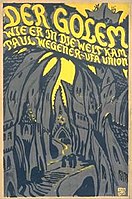 Poster rag fylm Golem, 1920