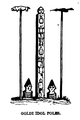 Totempalen van de Nanai bij de Amoer, ca. 1854-1860