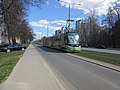1. maršruta tramvajs Brīvības gatvē