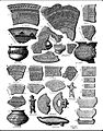 Motivi di ceramica dalle palafitte del Lago Bourget, Savoia, 1915