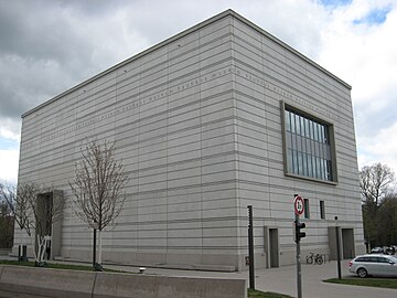 Neubau des Bauhaus-Museums in Weimar (eröffnet 2019 zum 100. Bauhaus-Gründungsjubiläum)