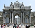 Image 14One of the main entrance gates of the Dolmabahçe Palace. (from Culture of Turkey)