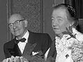 Aaf Bouber rechts, op 25 november 1955 overleden op 23 mei 1974