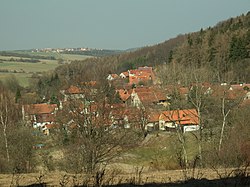 Pohled na obec od jihu