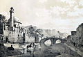 Saheb-ol-Amr Mosque and Quru river, Eugène Flandin 1841.